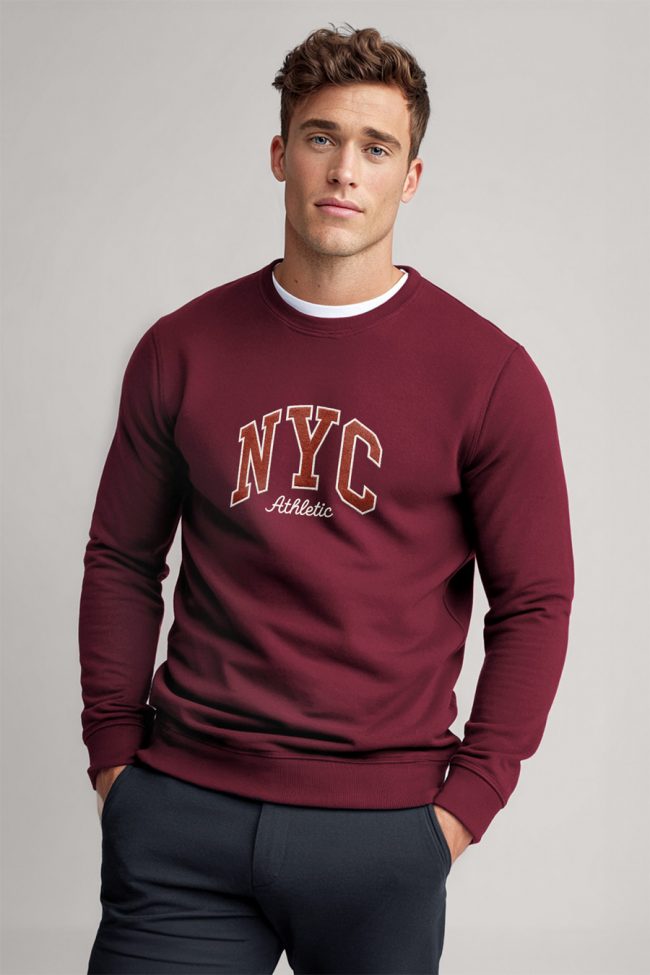 New York Athletic, Φούτερ σε Μπορντώ Χρώμα