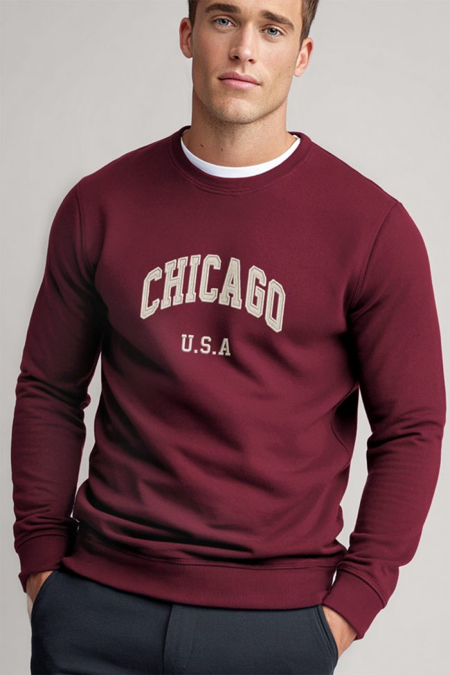 Chicago State, Φούτερ σε Μπορντώ Χρώμα