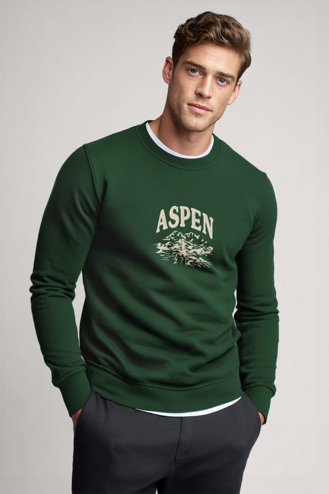 Aspen, Φούτερ σε Πράσινο Χρώμα