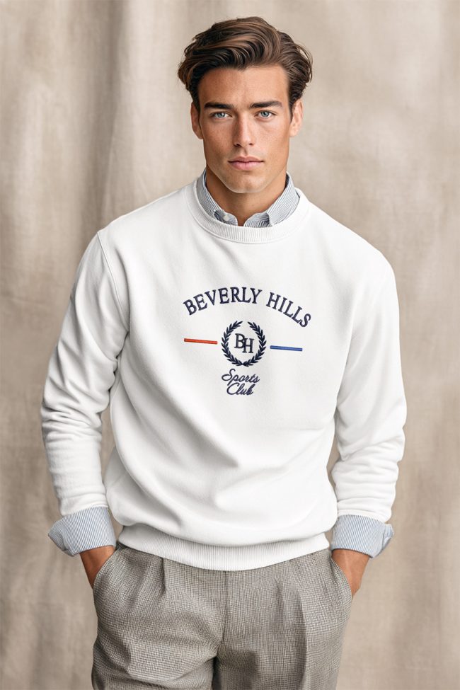 Beverly Hills Sports Club, Φούτερ σε Λευκό Χρώμα