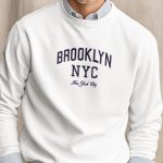 Brooklyn District, Φούτερ σε Λευκό Χρώμα