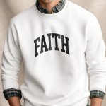 Faith Arc, Φούτερ σε Λευκό Χρώμα