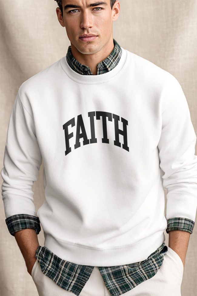 Faith Arc, Φούτερ σε Λευκό Χρώμα
