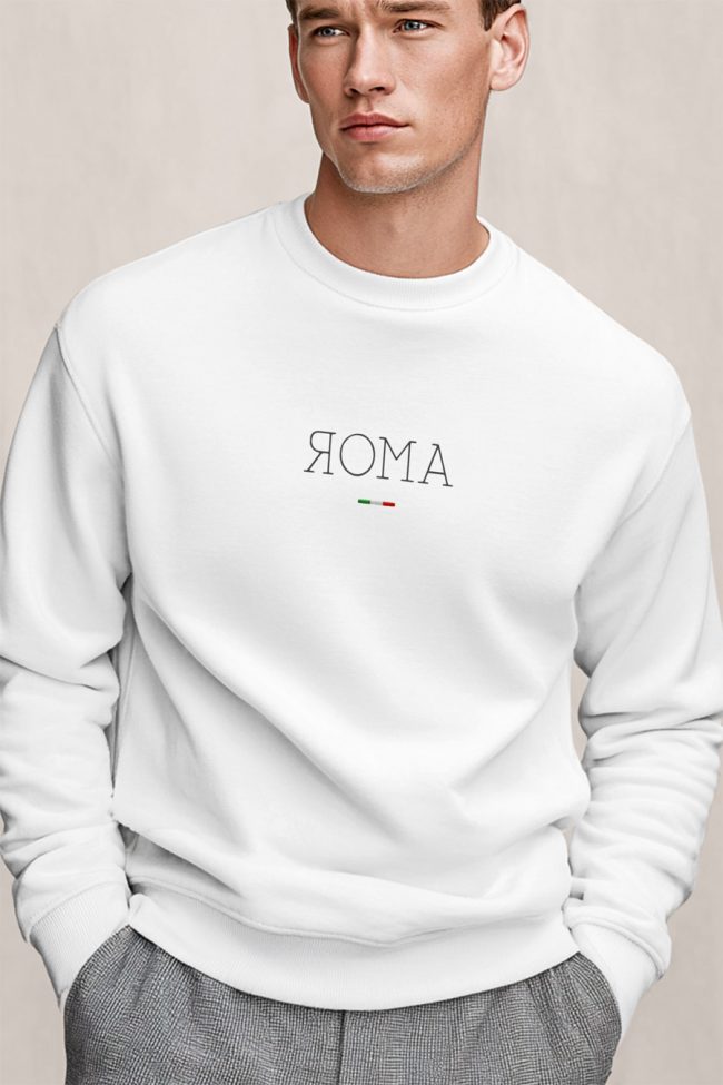 Roma, Φούτερ σε Λευκό Χρώμα
