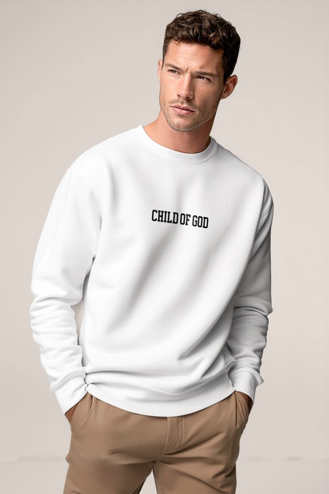 Child Of God White, Φούτερ σε Λευκό Χρώμα