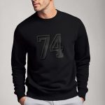 Black 74, Φούτερ σε Μαύρο Χρώμα