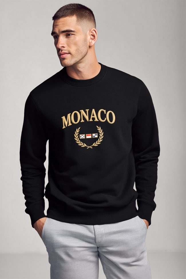 Monaco Royal, Φούτερ σε Μαύρο Χρώμα
