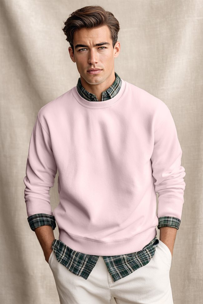 Essential Sweatshirt, Φούτερ σε Ροζ Χρώμα