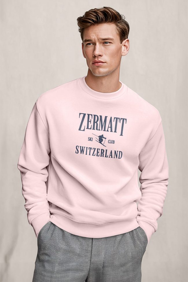 Zermatt Switzerland, Φούτερ σε Ροζ Χρώμα