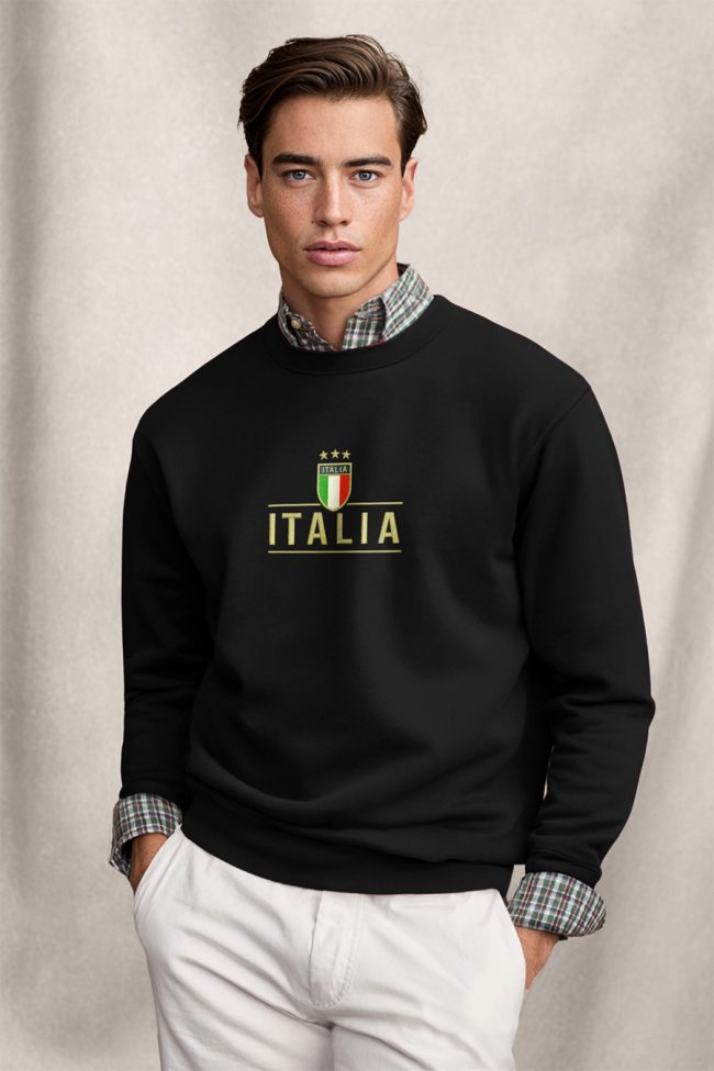 Italia Gold Stars, Φούτερ σε Μαύρο Χρώμα