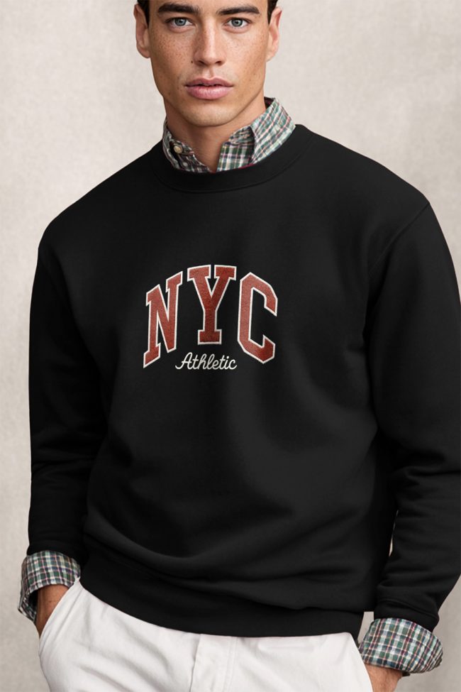 New York Athletic, Φούτερ σε Μαύρο Χρώμα
