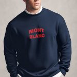 Mont Blanc Red, Φούτερ σε Μπλε Χρώμα