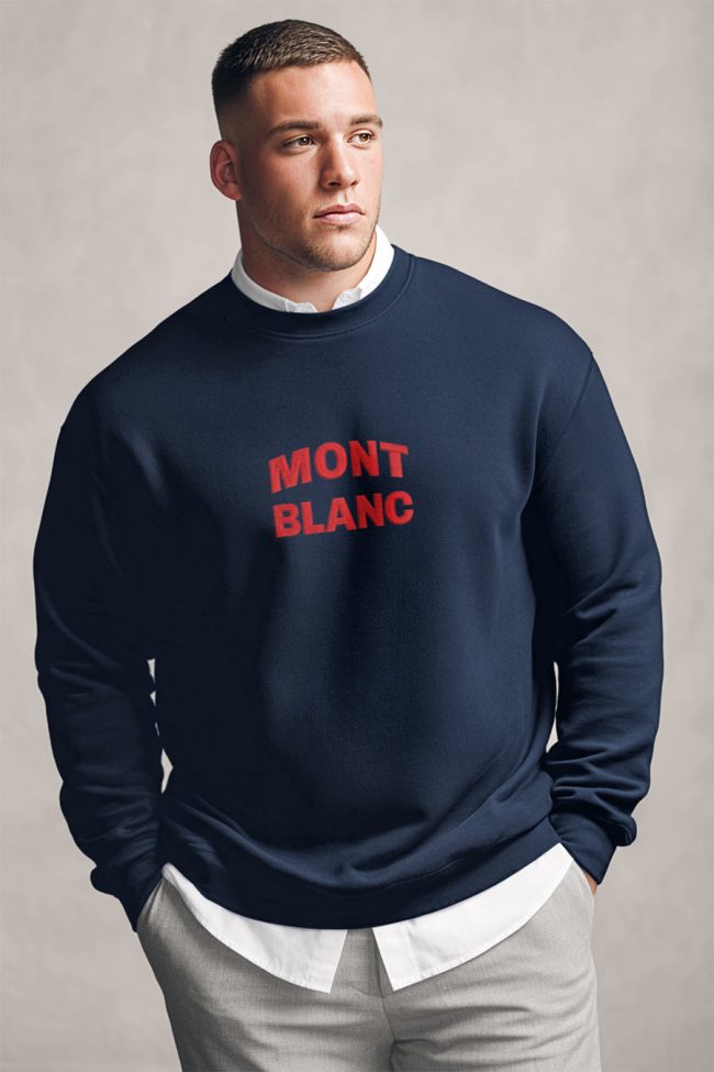 Mont Blanc Red, Φούτερ σε Μπλε Χρώμα