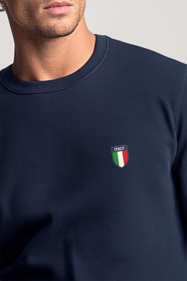 Italy Crest, Φούτερ σε Μπλε Χρώμα