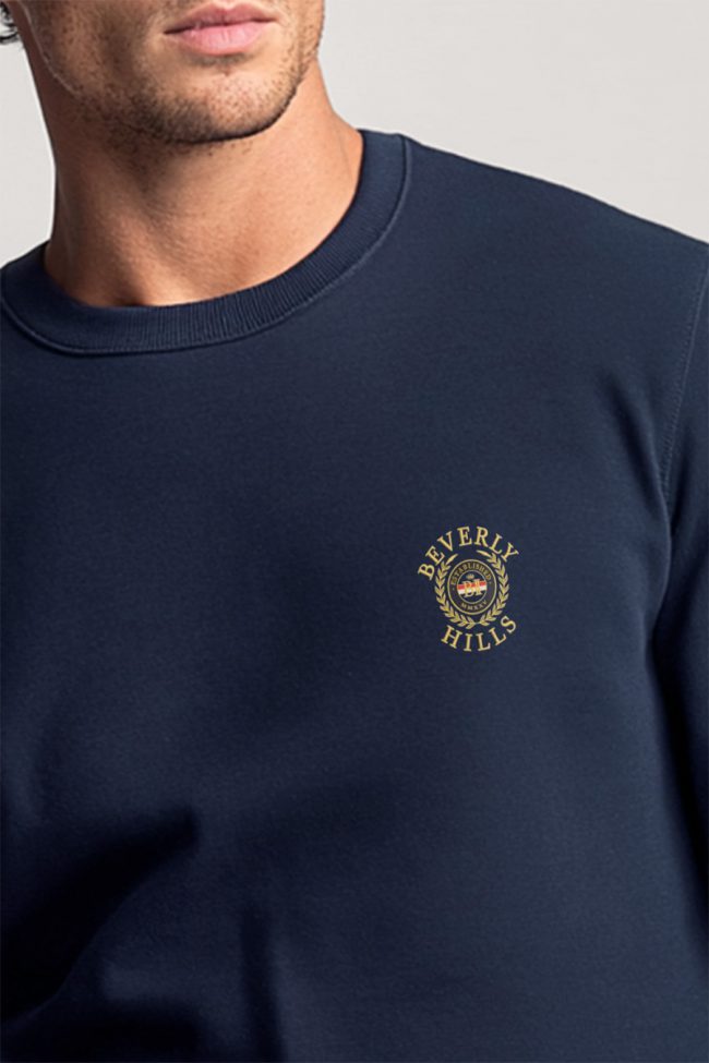 Beverly Hills Emblem, Φούτερ σε Μπλε Χρώμα