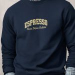 Espresso First, Φούτερ σε Μπλε Χρώμα