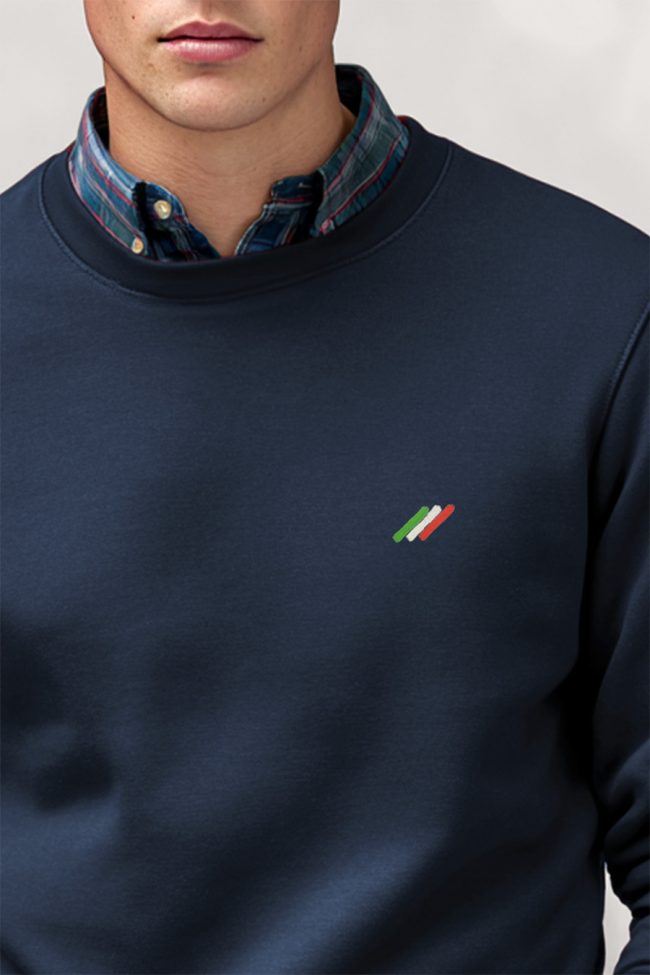 Italia Tricolore, Φούτερ σε Μπλε Χρώμα
