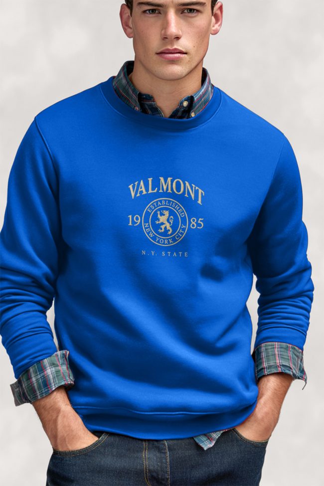 Valmont New York 1985, Φούτερ σε Royal Blue Χρώμα
