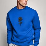Black Rose, Φούτερ σε Royal Blue Χρώμα
