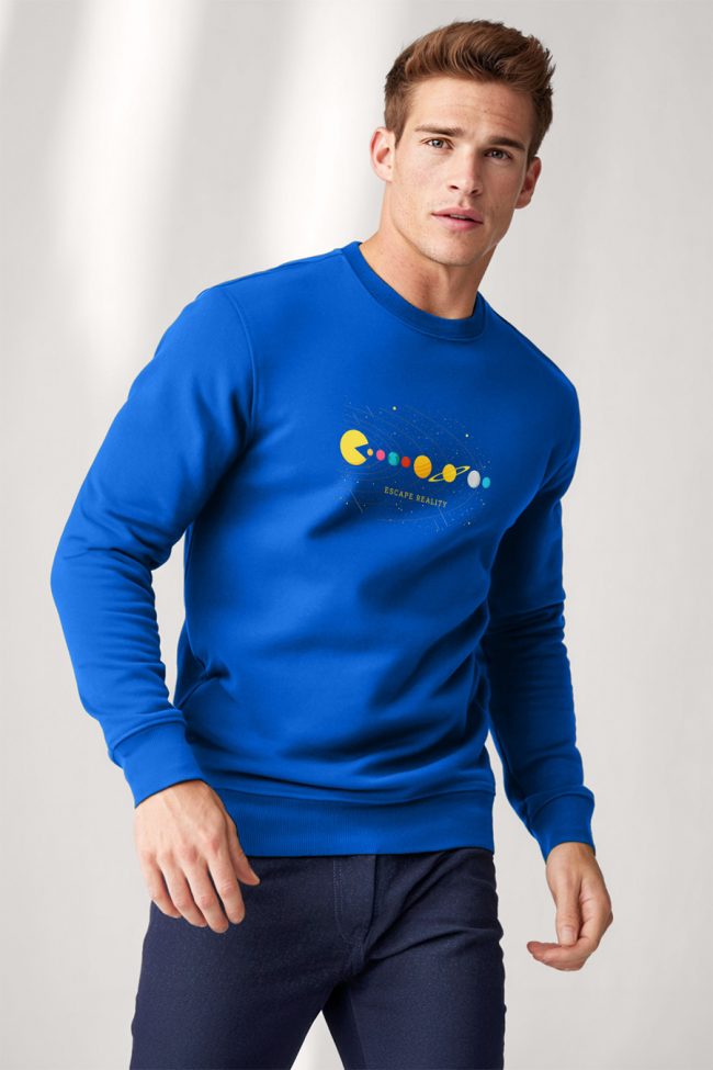 Cosmic Arcade, Φούτερ σε Royal Blue Χρώμα