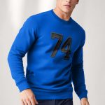 Black 74, Φούτερ σε Royal Blue Χρώμα