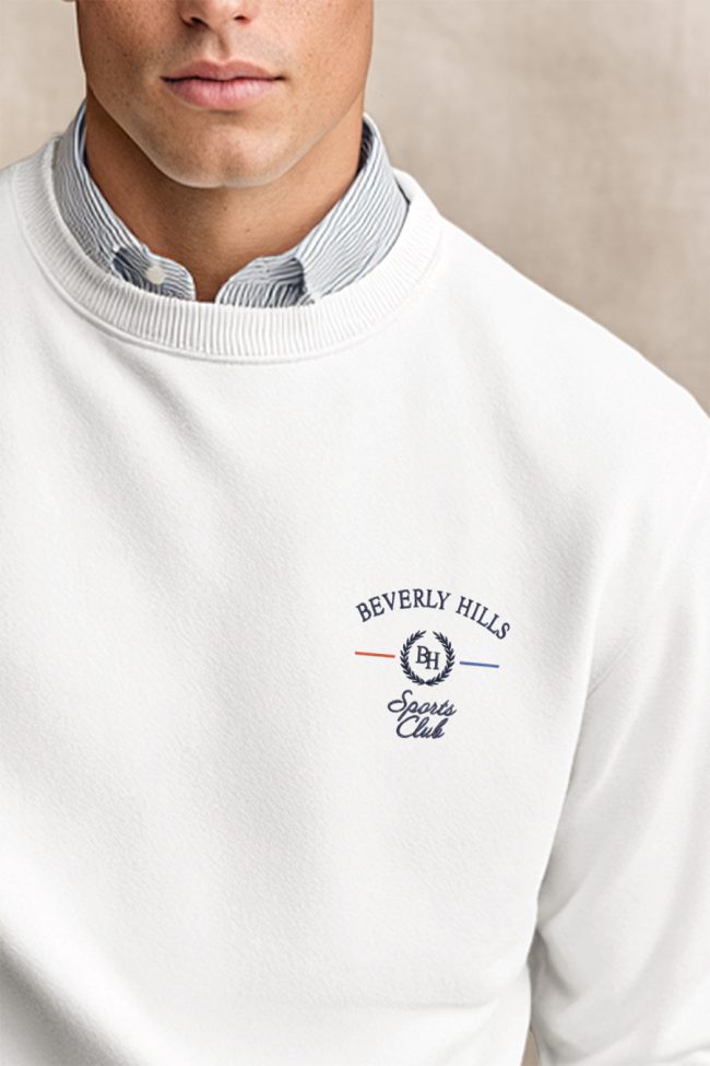 Beverly Hills Sports Club Mini, Φούτερ σε Λευκό Χρώμα