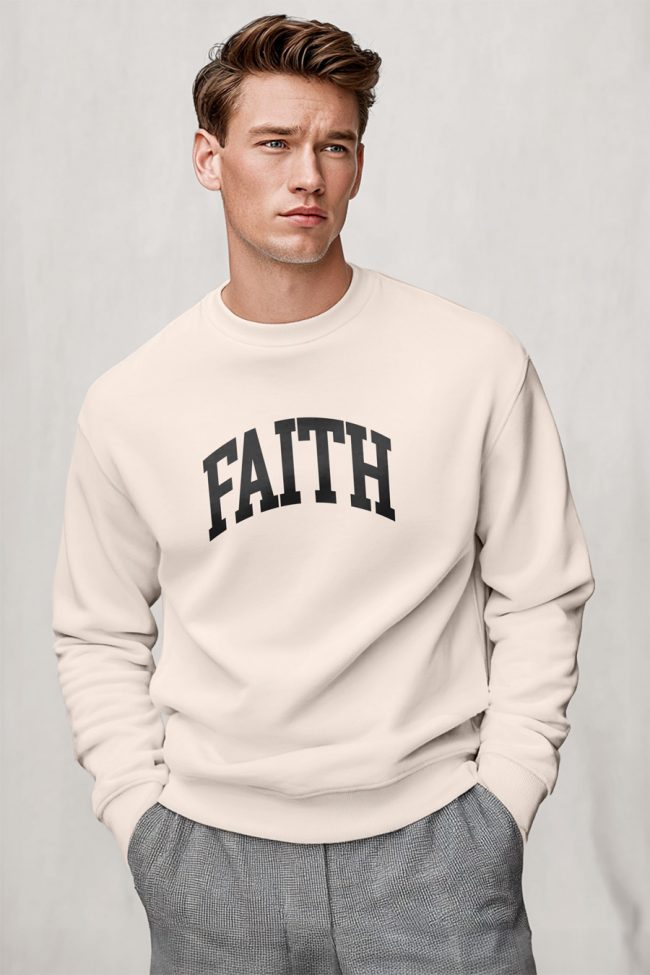 Faith Arc, Φούτερ σε Εκρού Χρώμα