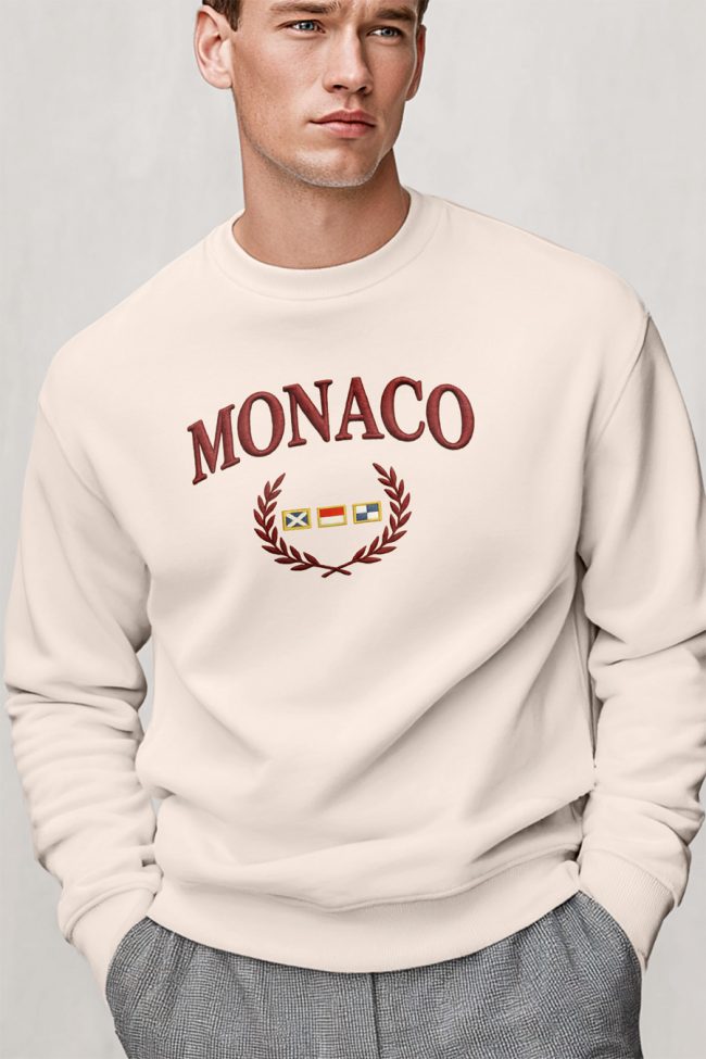 Monaco Royal, Φούτερ σε Εκρού Χρώμα
