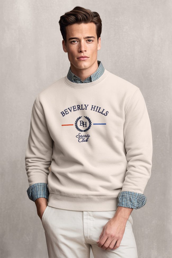 Beverly Hills Sports Club, Φούτερ σε Εκρού Χρώμα