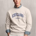Chicago Navy, Φούτερ σε Εκρού Χρώμα
