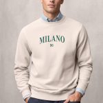 Milano 96, Φούτερ σε Εκρού Χρώμα