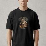 Oversized Ανδρικό T-Shirt σε Μαύρο Χρώμα, Grind Bulldog