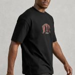 Oversized Ανδρικό T-Shirt σε Μαύρο Χρώμα, New York Athletic