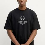 Oversized T-Shirt σε Μαύρο Χρώμα με σχέδιο, Monte Carlo Legacy
