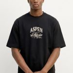 Oversized T-Shirt σε Μαύρο Χρώμα με σχέδιο, Aspen