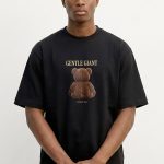 Oversized Ανδρικό T-Shirt σε Μαύρο Χρώμα, Gentle Giant Teddy