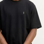 Oversized T-Shirt σε Μαύρο Χρώμα με σχέδιο, Golf Logo Minimal