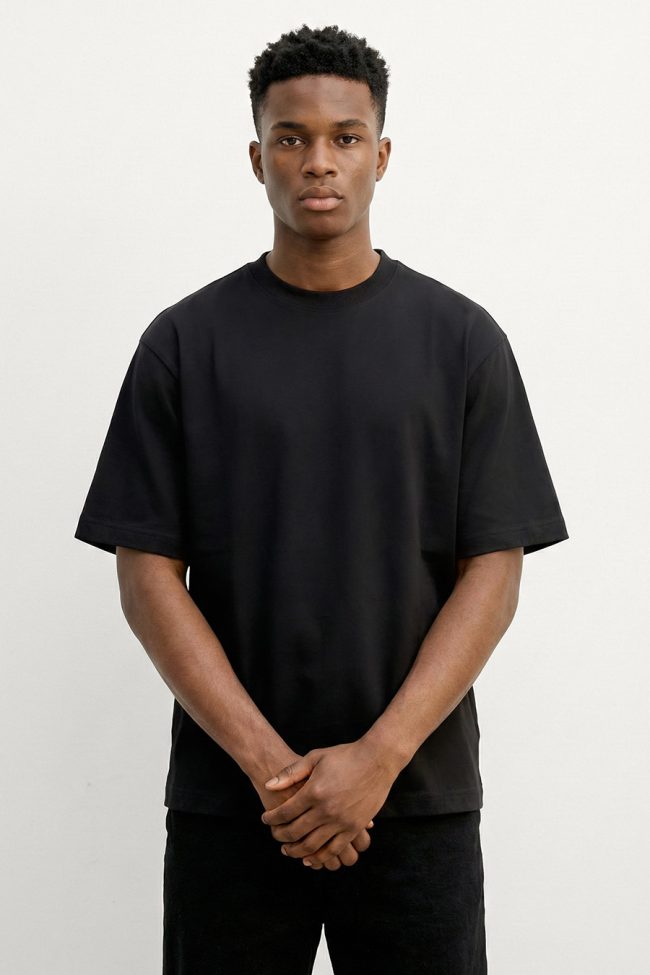Essential Oversized T-Shirt σε Μαύρο Χρώμα