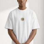 Oversized T-Shirt με Σχέδιο σε Λευκό Χρώμα, Italia Laurel