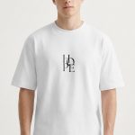 Oversized T-Shirt με Σχέδιο σε Λευκό Χρώμα, Hope Black