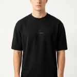 Oversized T-Shirt σε Μαύρο Χρώμα με σχέδιο, Monaco Black
