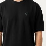 Oversized T-Shirt σε Μαύρο Χρώμα με σχέδιο, Green Deer