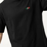 Oversized T-Shirt με Design Print σε Μαύρο Χρώμα, Italy Minimal