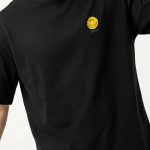Oversized T-Shirt σε Μαύρο Χρώμα με σχέδιο, Iconic Smiley