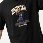 Oversized Ανδρικό T-Shirt σε Μαύρο Χρώμα, Hoopstar Gorilla