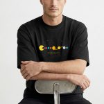 Oversized T-Shirt με Σχέδιο σε Μαύρο Χρώμα, Cosmic Arcade