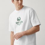 Oversized T-Shirt σε Λευκό Χρώμα με σχέδιο, Monte Carlo Legacy