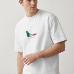 Oversized T-Shirt με Σχέδιο σε Λευκό Χρώμα, Temple of Speed