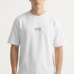 Oversized T-Shirt σε Λευκό Χρώμα, After Dark Black