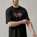 Oversized T-Shirt με Σχέδιο σε Μαύρο Χρώμα, Heritage UK